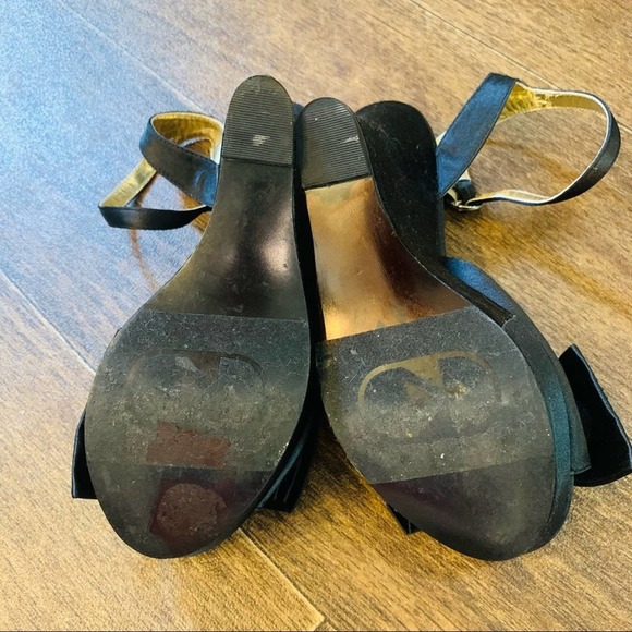 Kelsi Dagger Cayda Platform Wedges 7.5 Black - Picture 8 of 10